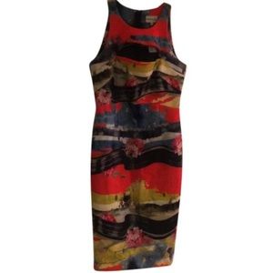 Printed midi dress